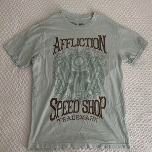 Affliction Legacy Speed Shop T-Shirt Size XL